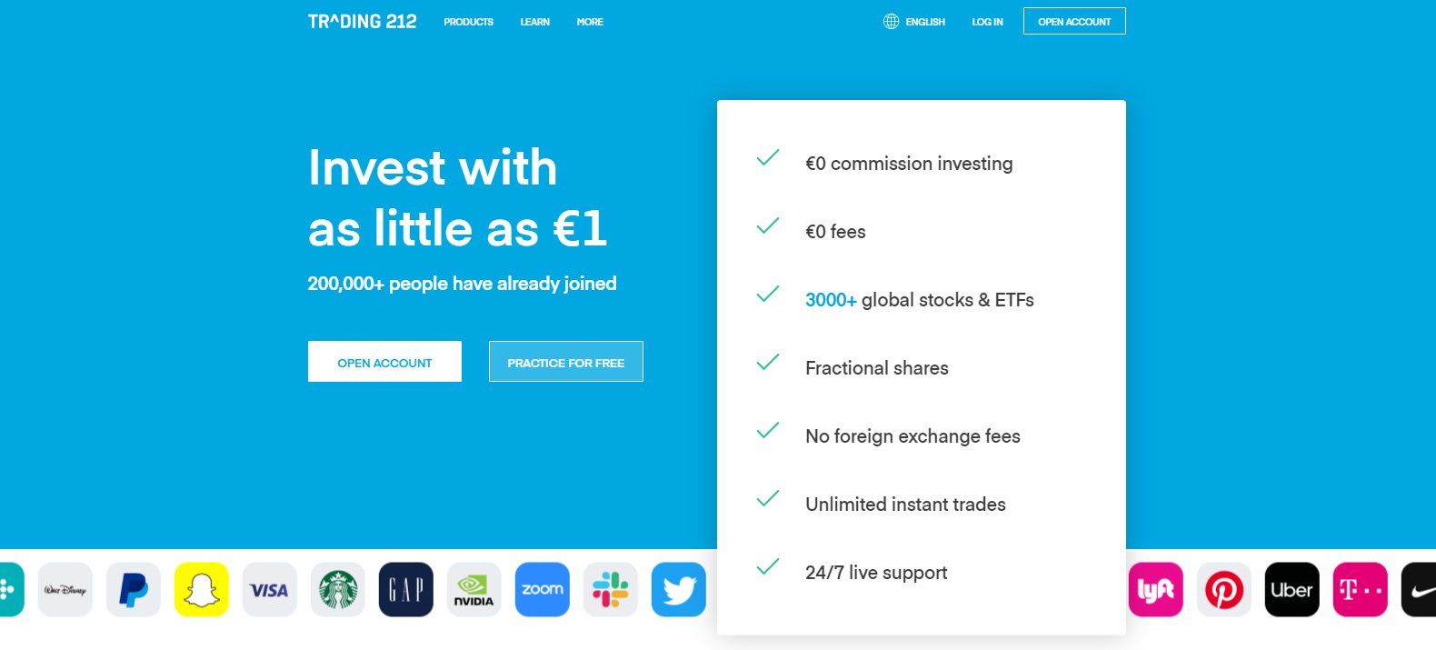 Trading 212 Homepage Trading 212 Homepage